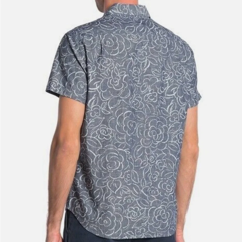 J. Crew Mens Slim Fit Print Cotton Button Down  Shirt  Size XL NWT Preppy - Picture 2 of 9